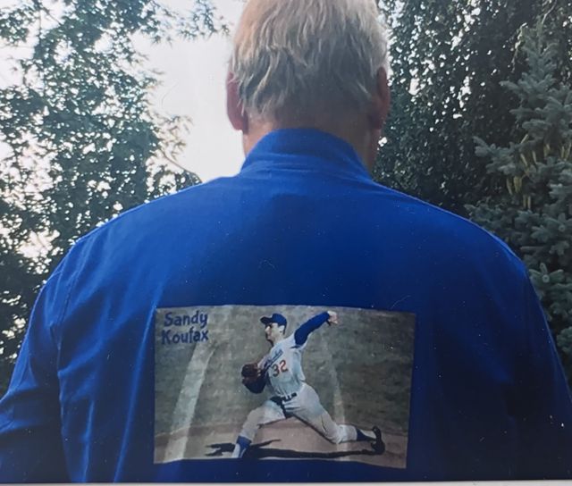 The Sandy Koufax shirt he made for his dad